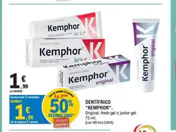 E.Leclerc KEMPHOR Dentífrico oferta