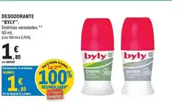 E.Leclerc BYLY Desodorante oferta