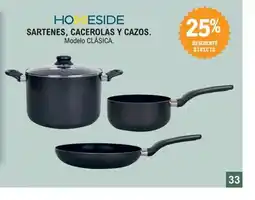 E.Leclerc Sartenes, cacerolas y cazos. oferta