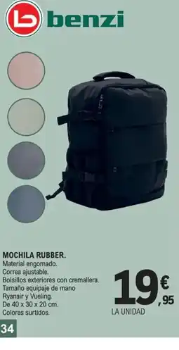 E.Leclerc Mochila rubber oferta