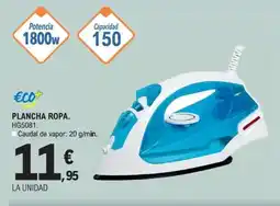 E.Leclerc ECO+ Plancha ropa oferta