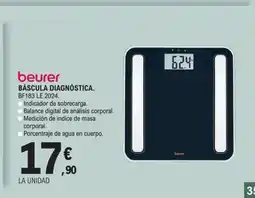 E.Leclerc BEURER Báscula diagnóstica oferta
