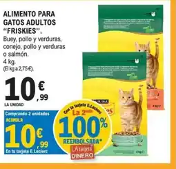 E.Leclerc FRISKIES Alimento para gatos adultos oferta
