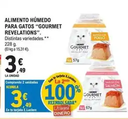 E.Leclerc GOURMET REVELATIONS Alimento húmedo para gatos oferta