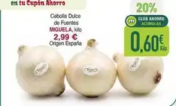 Masymas Fuentes - cebolla dulce de fuentes oferta
