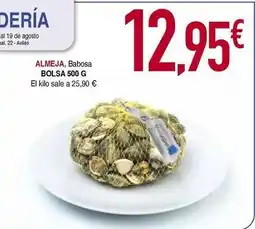 Masymas Almeja, babosa bolsa oferta