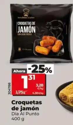 Dia Dia al punto - croquetas de jamón oferta