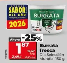 Dia Dia seleccion mundial - burrata fresca oferta