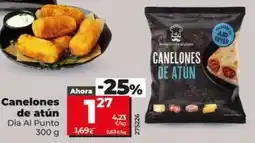 Dia Dia al punto - canelones de atun oferta