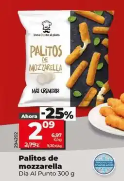 Dia Dia al punto - palitos de mozzarella oferta