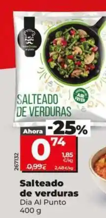 Dia Dia al punto - salteado de verduras oferta