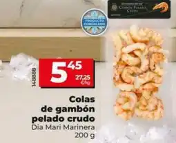 Dia Dia mari marinera - colas de gambon pelado crudo oferta