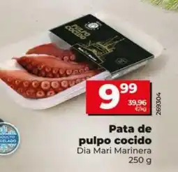 Dia Dia mari marinera - pata de pulpo cocido oferta