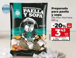 Dia Dia mari marinera - preparado para paella y sopa oferta