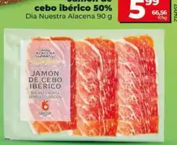 Dia Dia nuestra alacena - jamon de cebo iberico 50% oferta