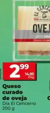 Dia Dia el cencerro - queso curado de oveja oferta