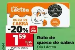 Dia Dia lactea - rulo de queso de cabra oferta