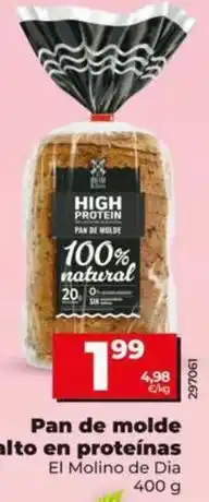 Dia El molino de dia - pan de molde alto en proteinas oferta