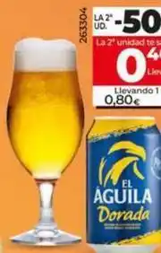 Dia El águila - cerveza dorada oferta
