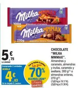 E.Leclerc Milka - chocolate mmmax oferta