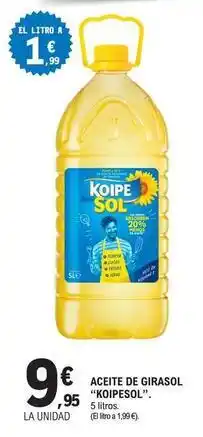 E.Leclerc Koipesol - aceite de girasol oferta