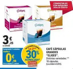 E.Leclerc Ifa eliges - cafe capsulas grandes oferta