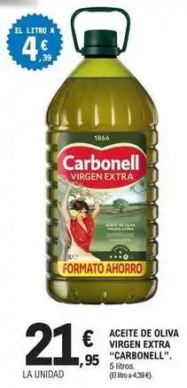 E.Leclerc Carbonell - aceite de oliva virgen extra oferta