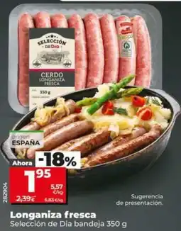 Dia Seleccion de dia - longaniza fresca oferta