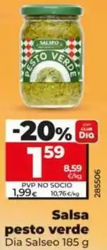 Dia Dia salseo - salsa pesto verde oferta