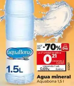 Dia Aquabona - agua mineral oferta
