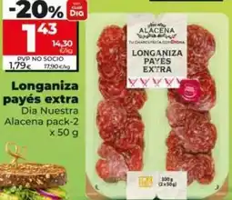 Dia Dia nuestra alacena - longaniza payes extra oferta