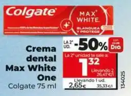 Dia Colgate - crema dental max white one oferta