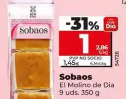 Dia El molino de dia - sobaos oferta