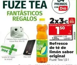 Dia Fuze tea - refresco de te de limon sabor original oferta