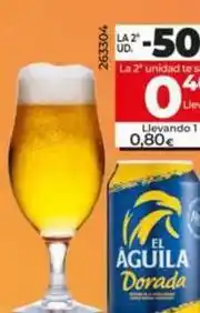 Dia El águila - cerveza dorada oferta