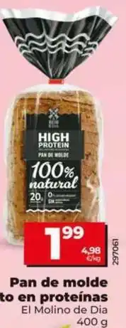 Dia El molino de dia - pan de molde alto en proteinas oferta
