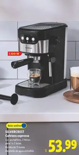 Lidl Silvercrest - cafetera espresso oferta