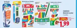 Lidl Carioca - material escolar oferta