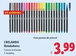 Lidl Crelando - rotuladores oferta