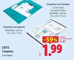 Lidl Leitz - carpeta con fundas oferta