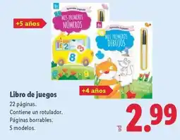 Lidl Libro de juegos oferta