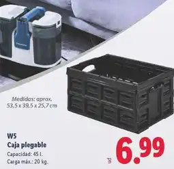 Lidl W5 - caja plegable oferta