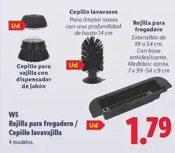 Lidl W5 - rejilla para fregadero / cepillo lavavajilla oferta