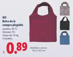 Lidl W5 - bolsa de la compra plegable oferta