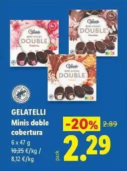 Lidl Gelatelli - minis doble cobertura oferta