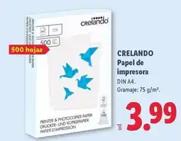 Lidl Crelando - papel de impresora oferta