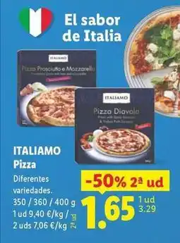 Lidl Italiamo - pizza oferta