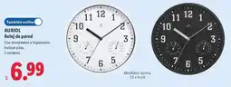 Lidl Auriol - reloj de pared oferta