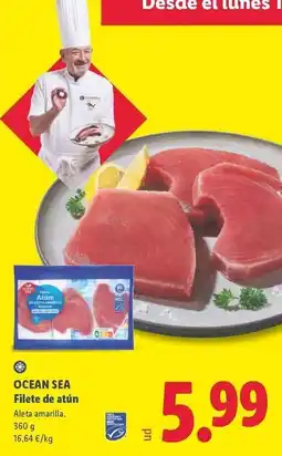 Lidl Ocean sea - filete de atún oferta