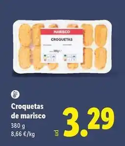 Lidl Croquetas de marisco oferta